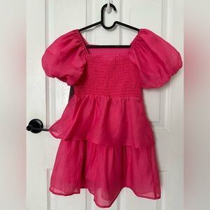New with Tag Cat and Jack Girls Dress Size 10/12 Hot Pink